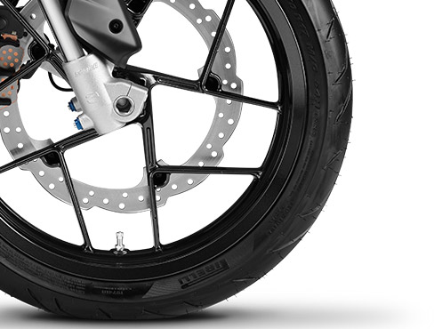 Les roues et les freins de la Zero FXS