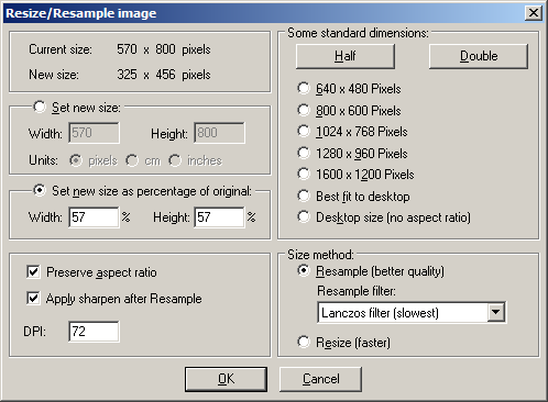 resize-resample